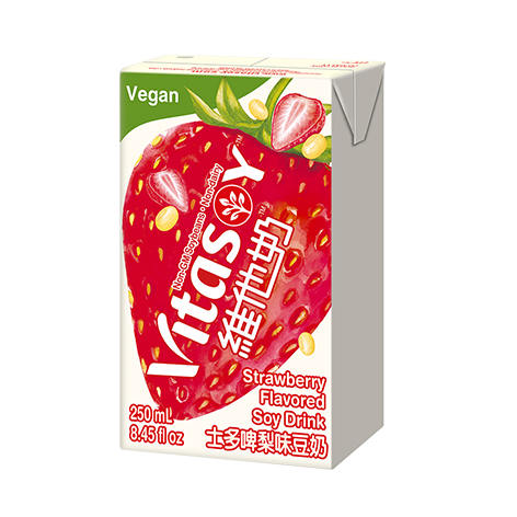 Vitasoy Strawberry Flavoured Soy Drink