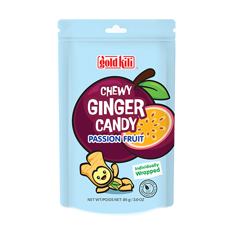 Gold Kili Chewy Ginger Candy – Passion Fruit Flavour