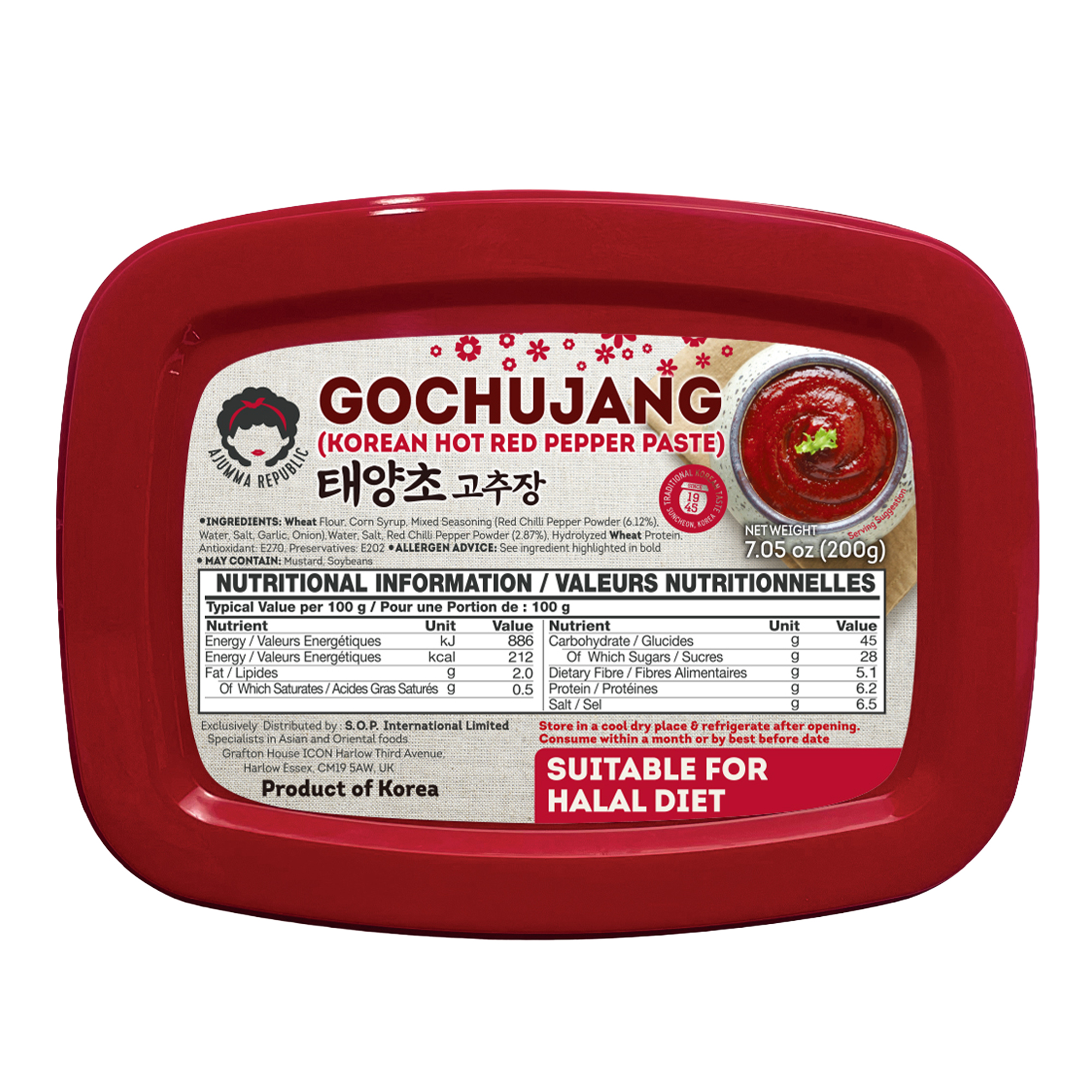 Ajumma Republic Gochujang Paste (Alcohol Free)