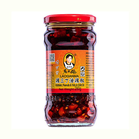 Lao Gan Ma Kohlrabi Peanut & Tofu Chili Oil