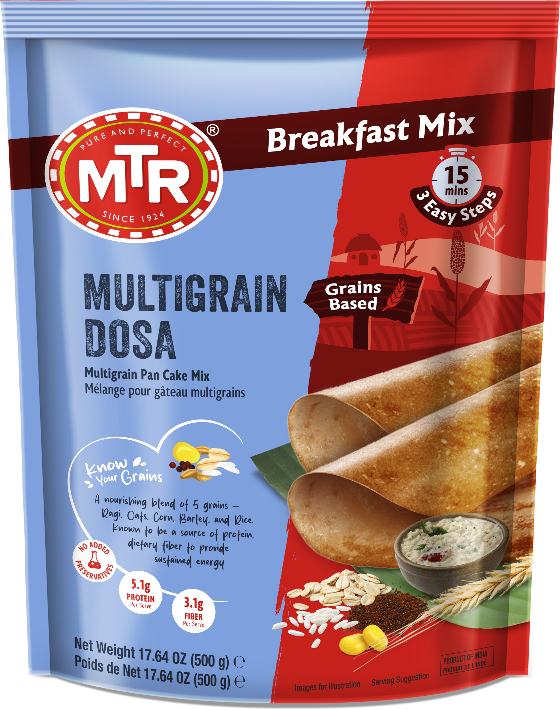 MTR Instant Multigrain Dosa Mix
