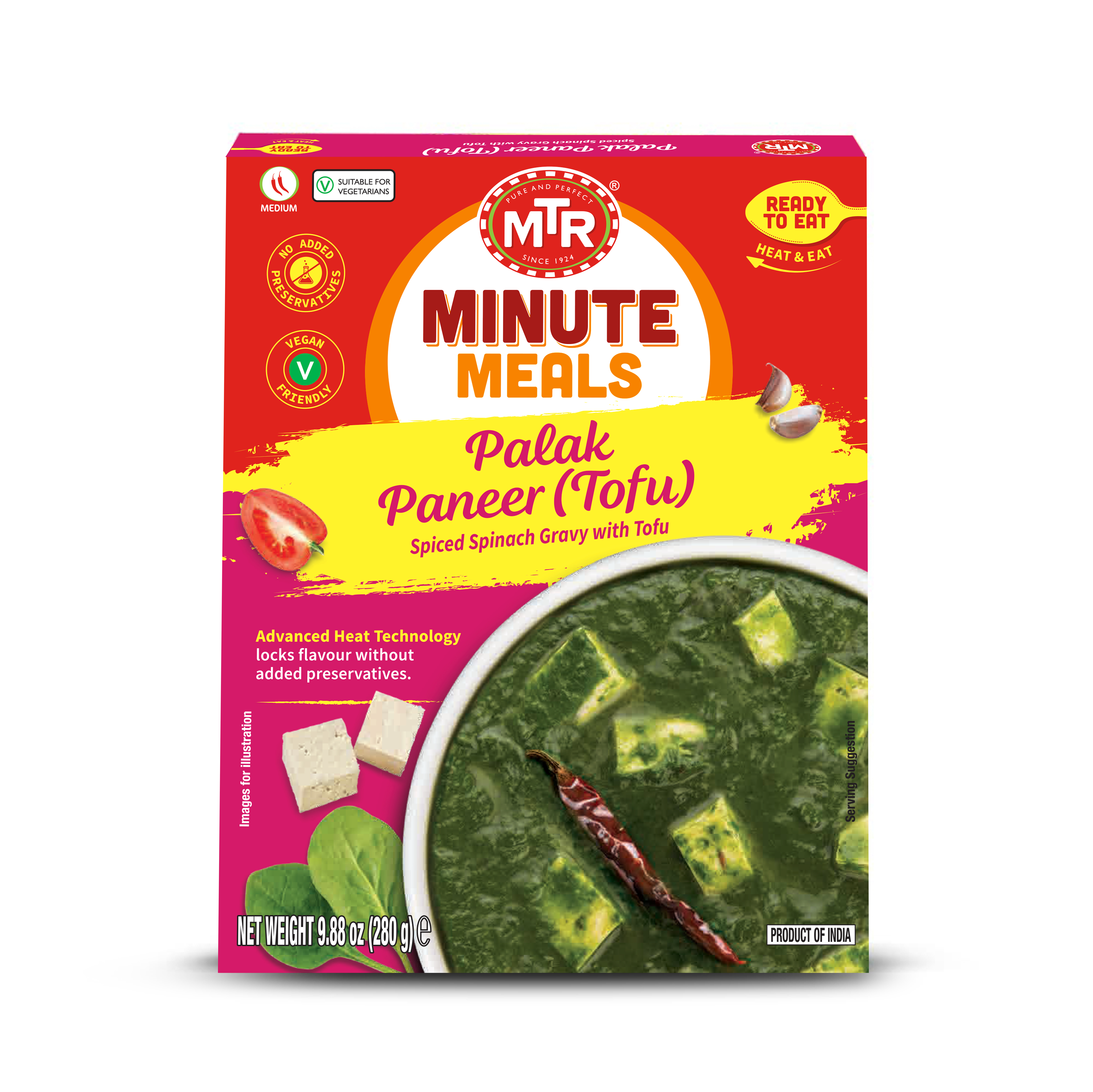MTR Palak Paneer (Tofu)