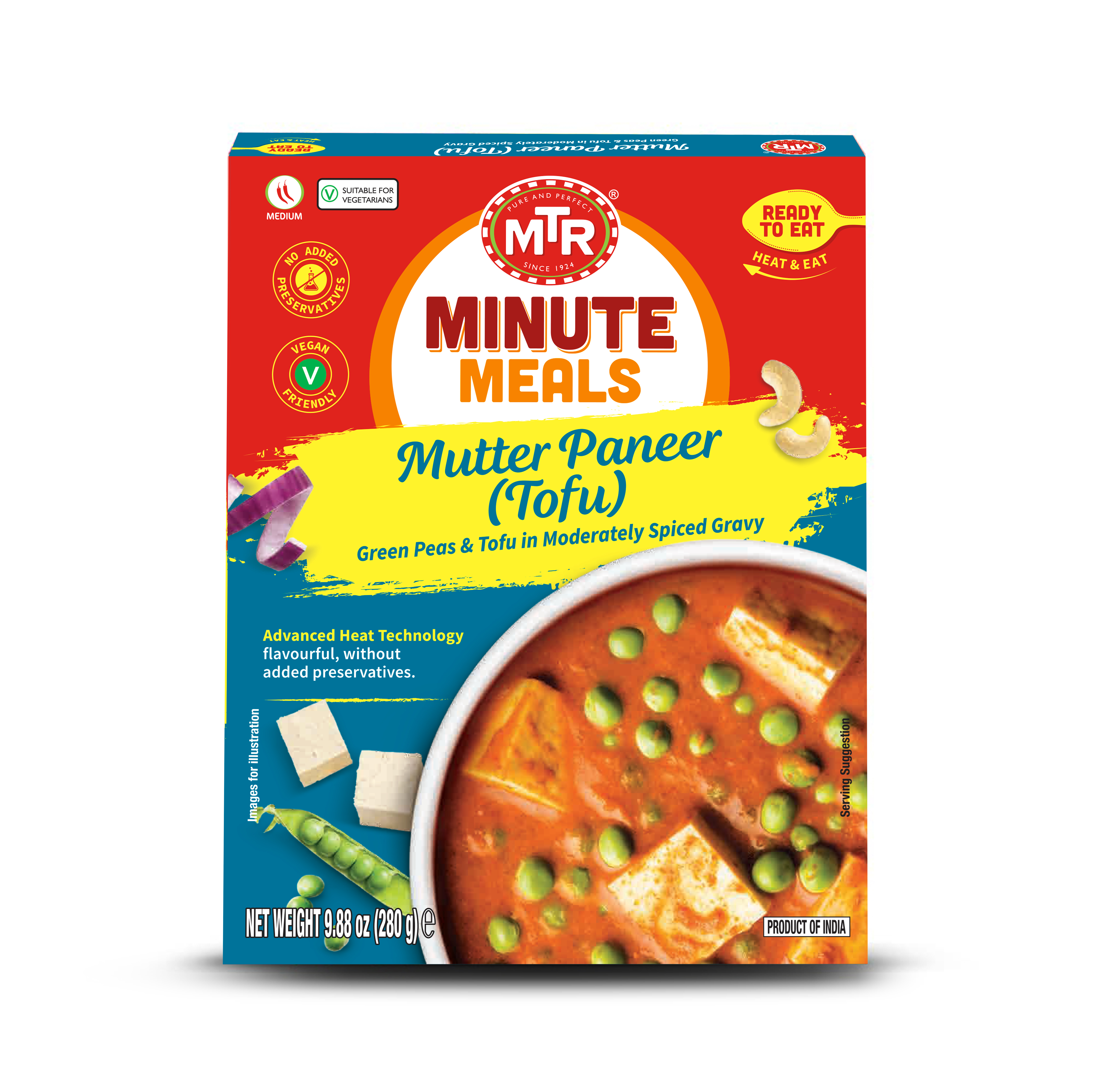 MTR Minute Meals Mutter Paneer (Tofu)