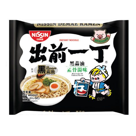 Nissin Demae Ramen Black Garlic Tonkotsu