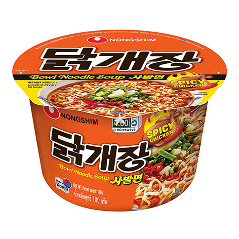 Nongshim Spicy Chicken Bowl Noodle