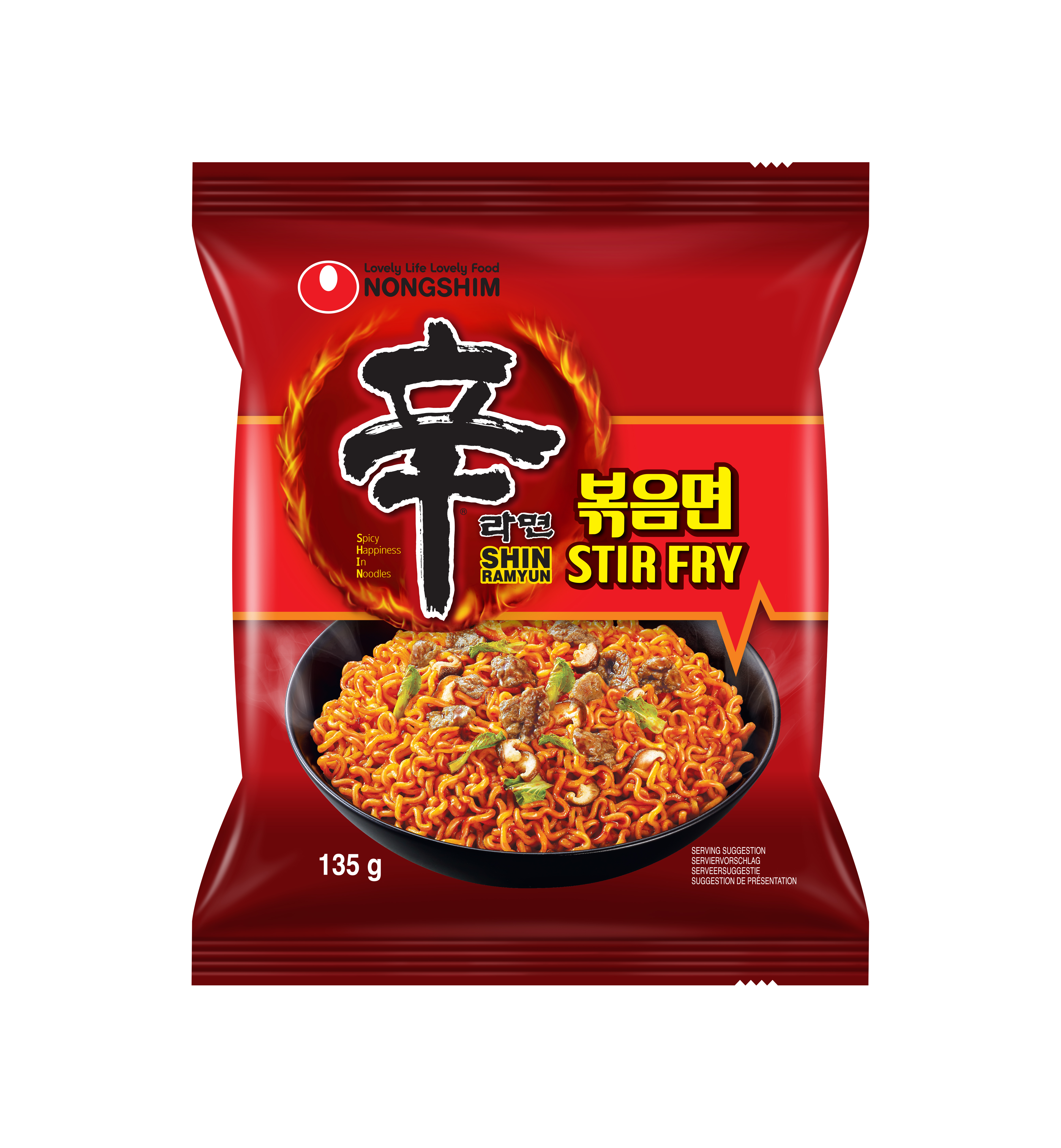 Nongshim Shin Ramyun Stir Fry