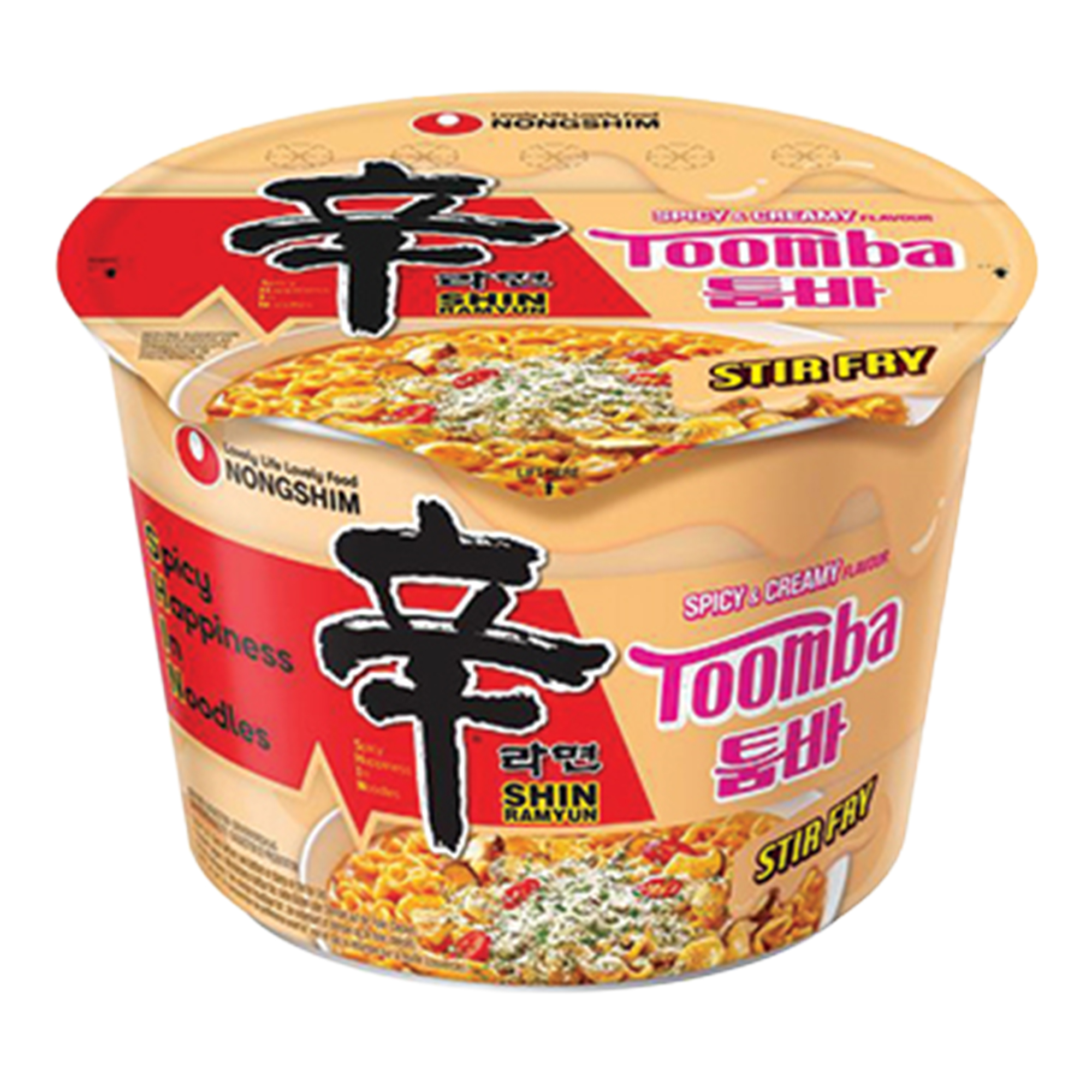 Nongshim Shin Ramyun Toomba Stir Fry (Spicy & Creamy Flavour) Big Bowl