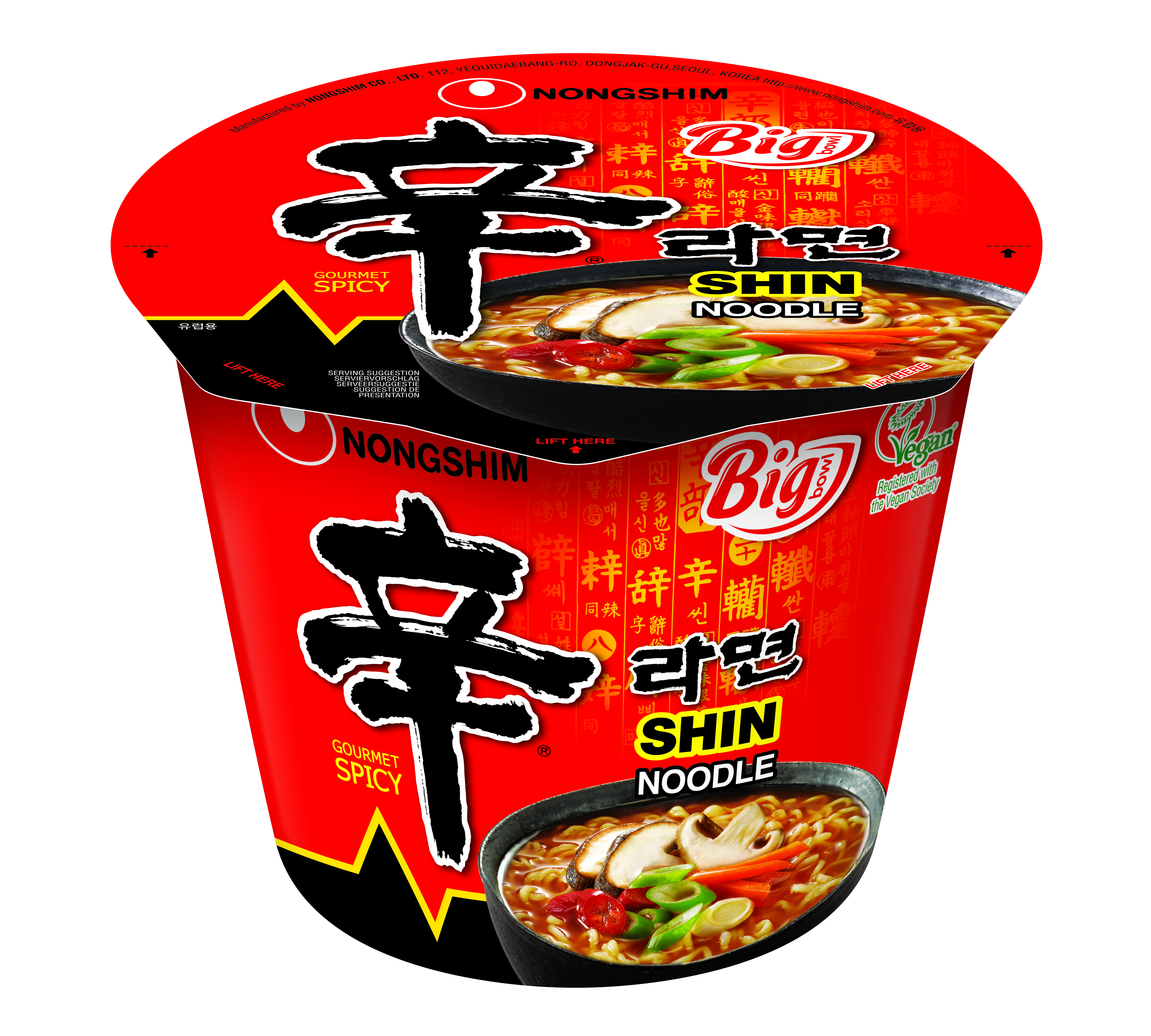 Nongshim Shin Big Bowl Noodle Soup