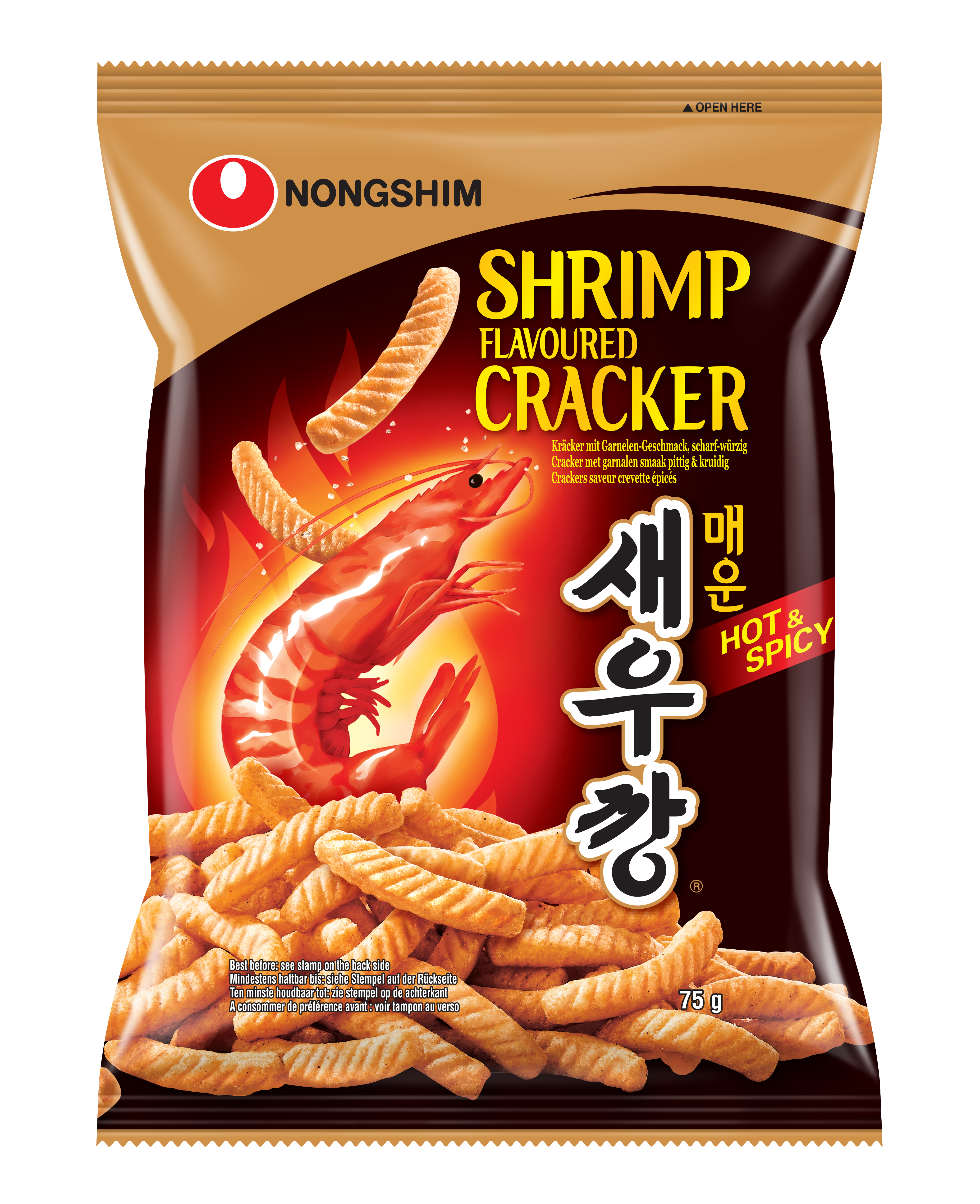 Nongshim Hot and Spicy Shrimp Cracker
