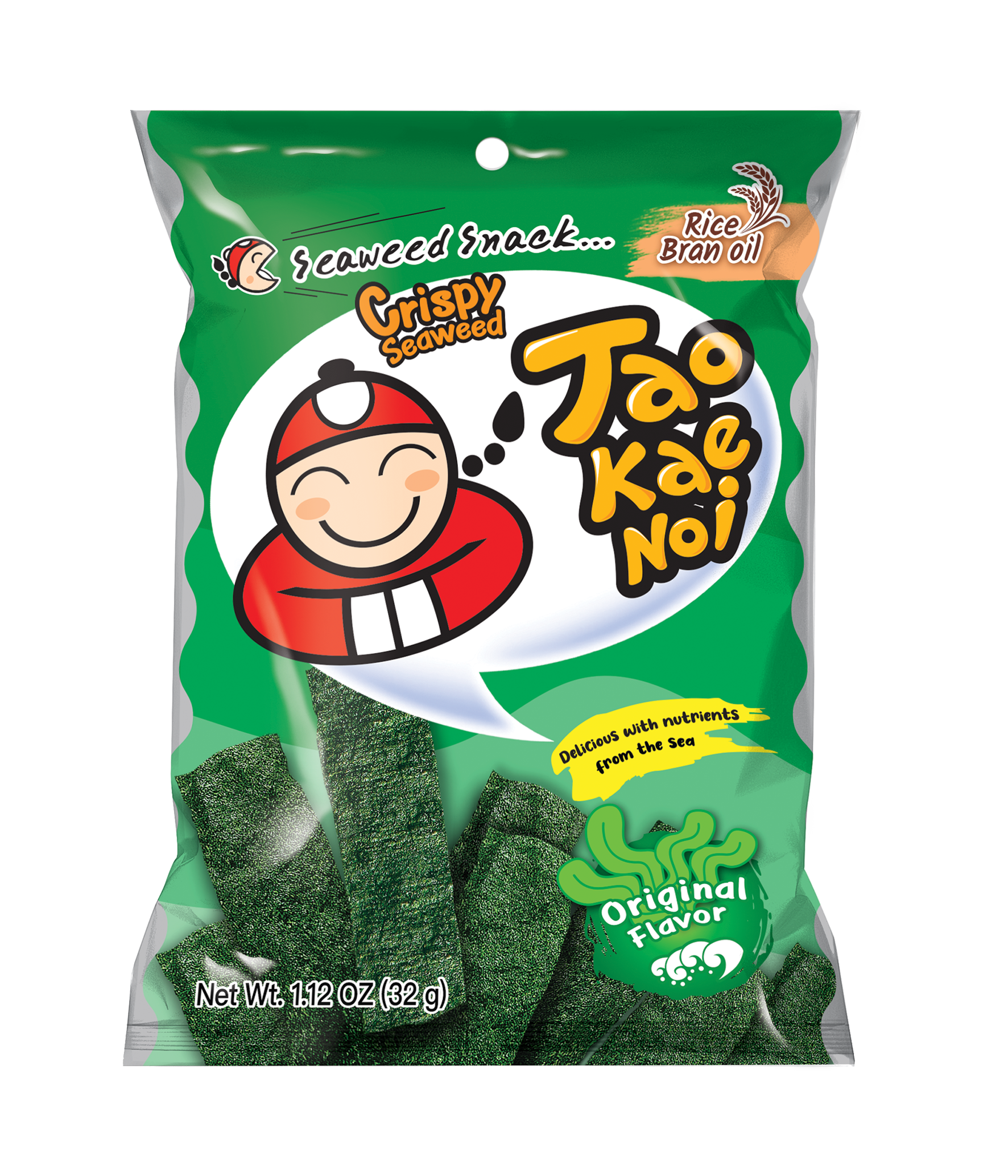 Taokaenoi Crispy Seaweed Snacks Original Flavour
