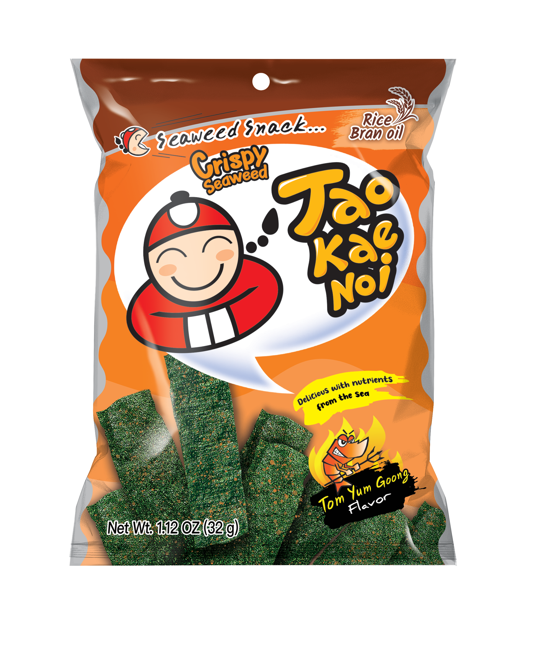 Taokaenoi Crispy Seaweed Snacks Sriracha Chilli Sauce Flavour