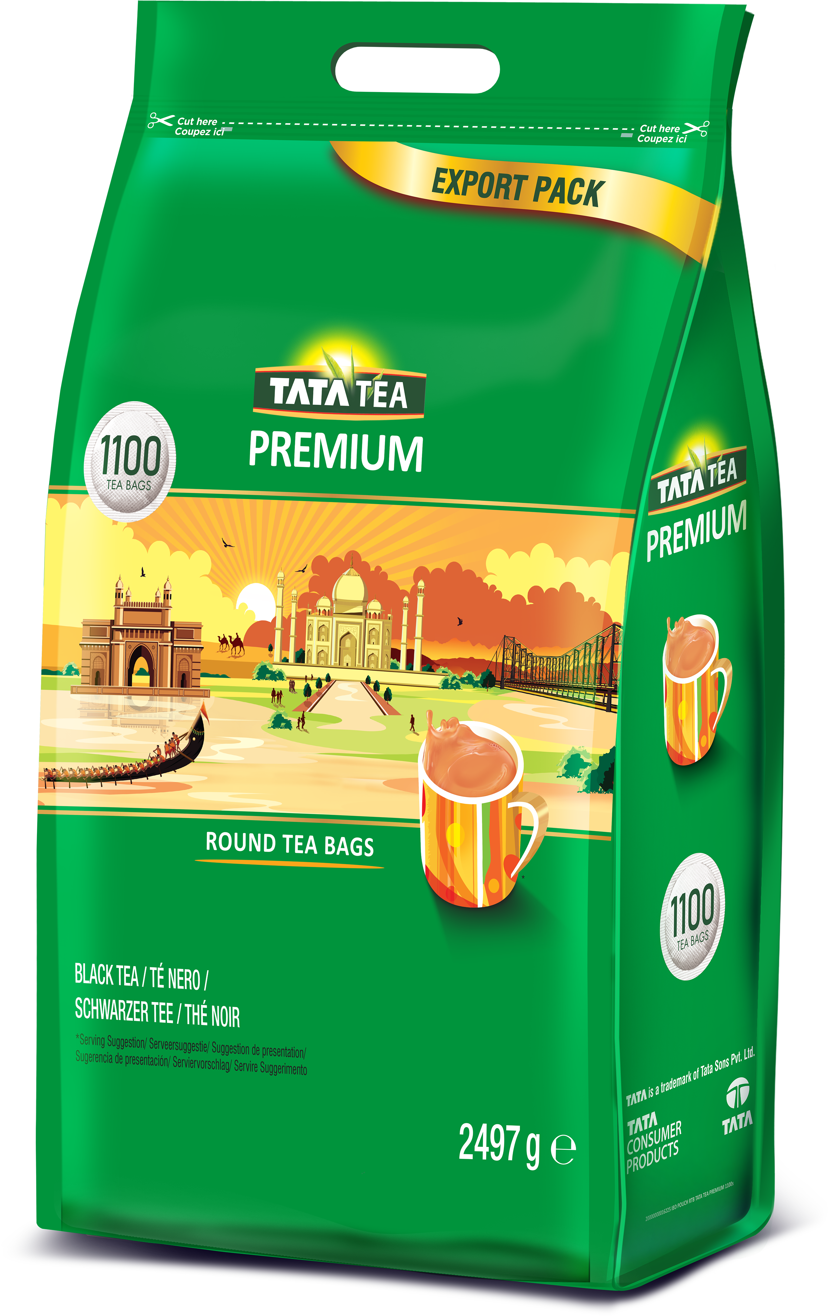 TATA Premium Round Tea Bags 1100s