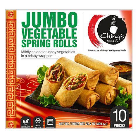 Ching’s FRZN Jumbo Vegetable Spring Rolls