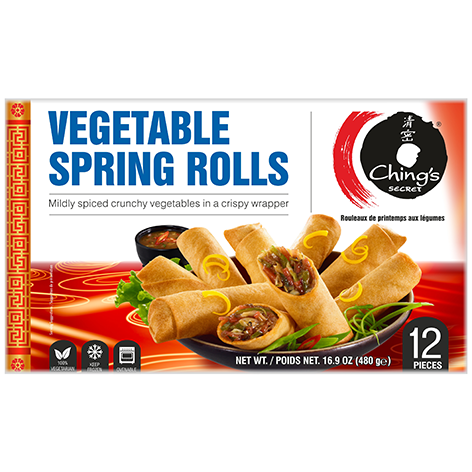 Ching’s FRZN Vegetable Spring Rolls