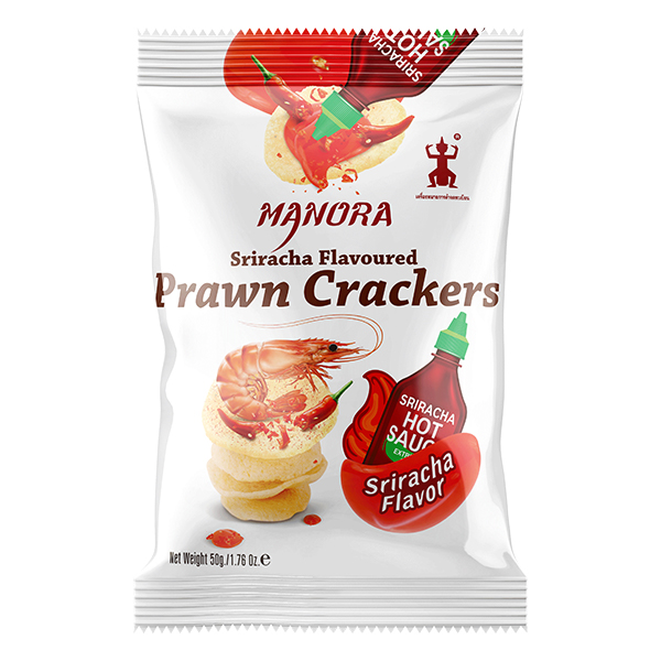 Manora Sriracha Prawn Crackers