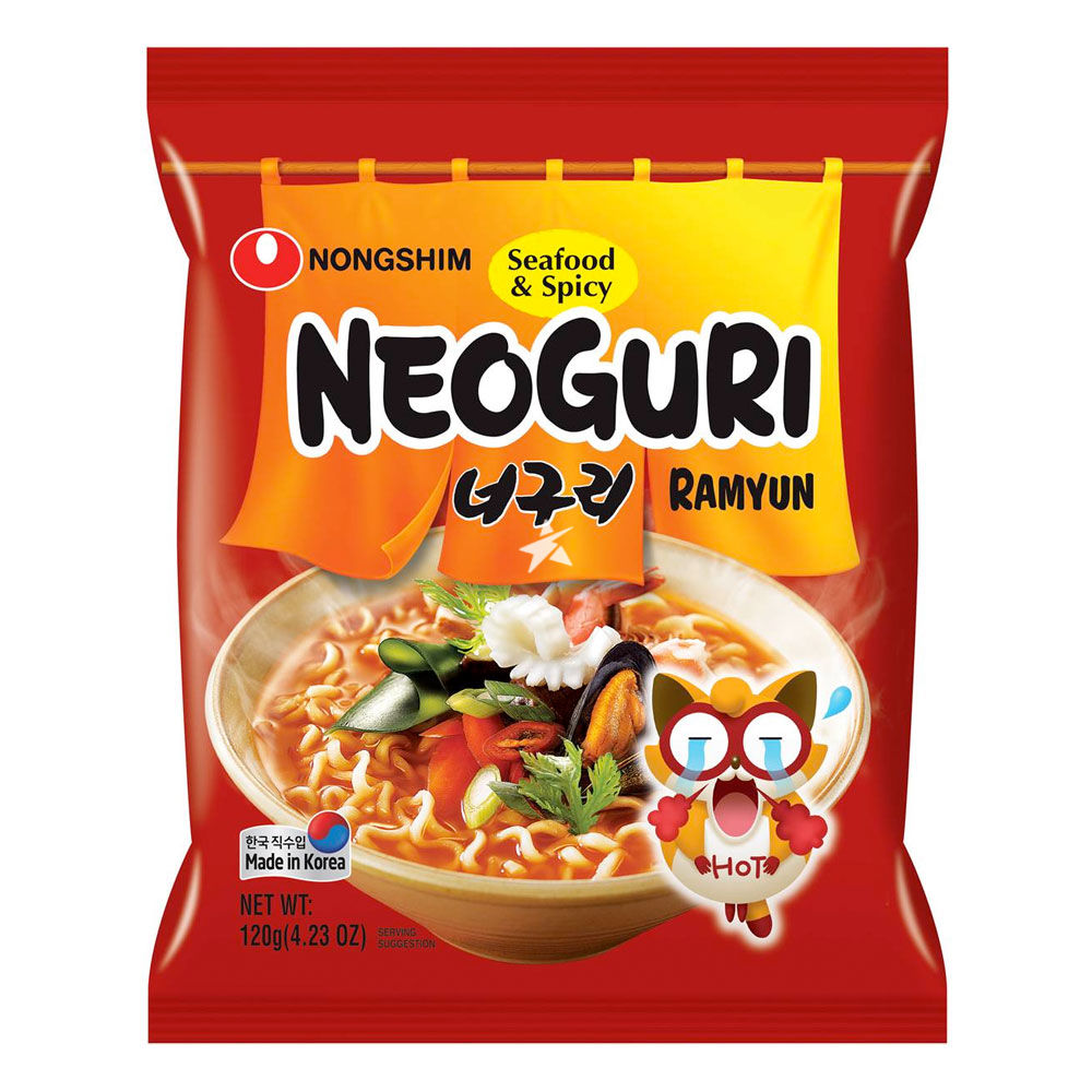 Nongshim Neoguri Hot Ramyun Noodles