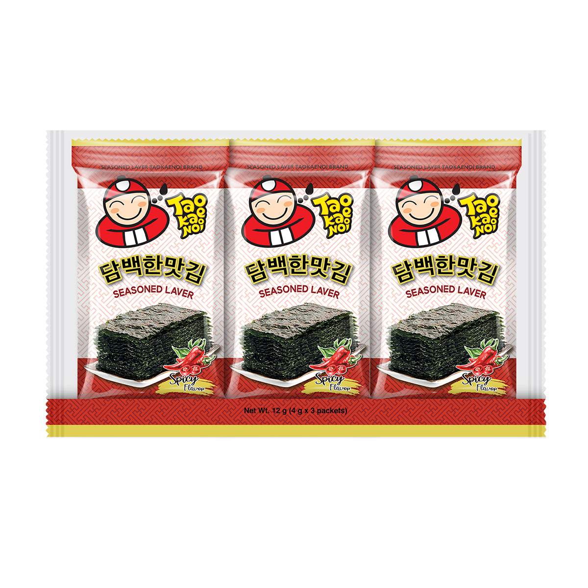 Tao Kae Noi Seasoned Laver Spicy Flavour 