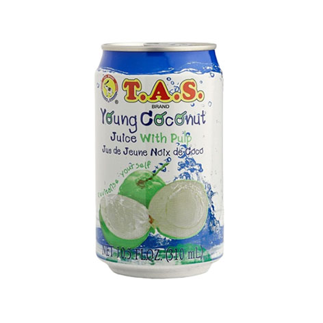 T.A.S Young Coconut Juice With Pulp