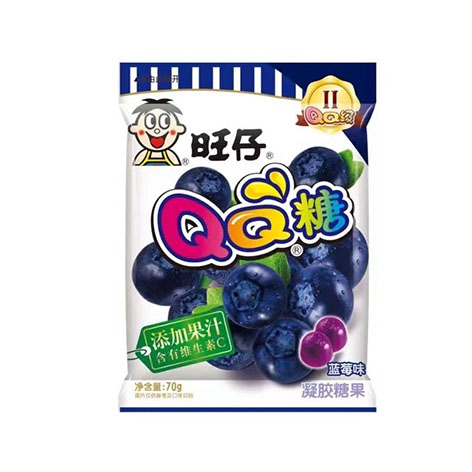 Want Want QQ Gummies (Blueberry Flavour)